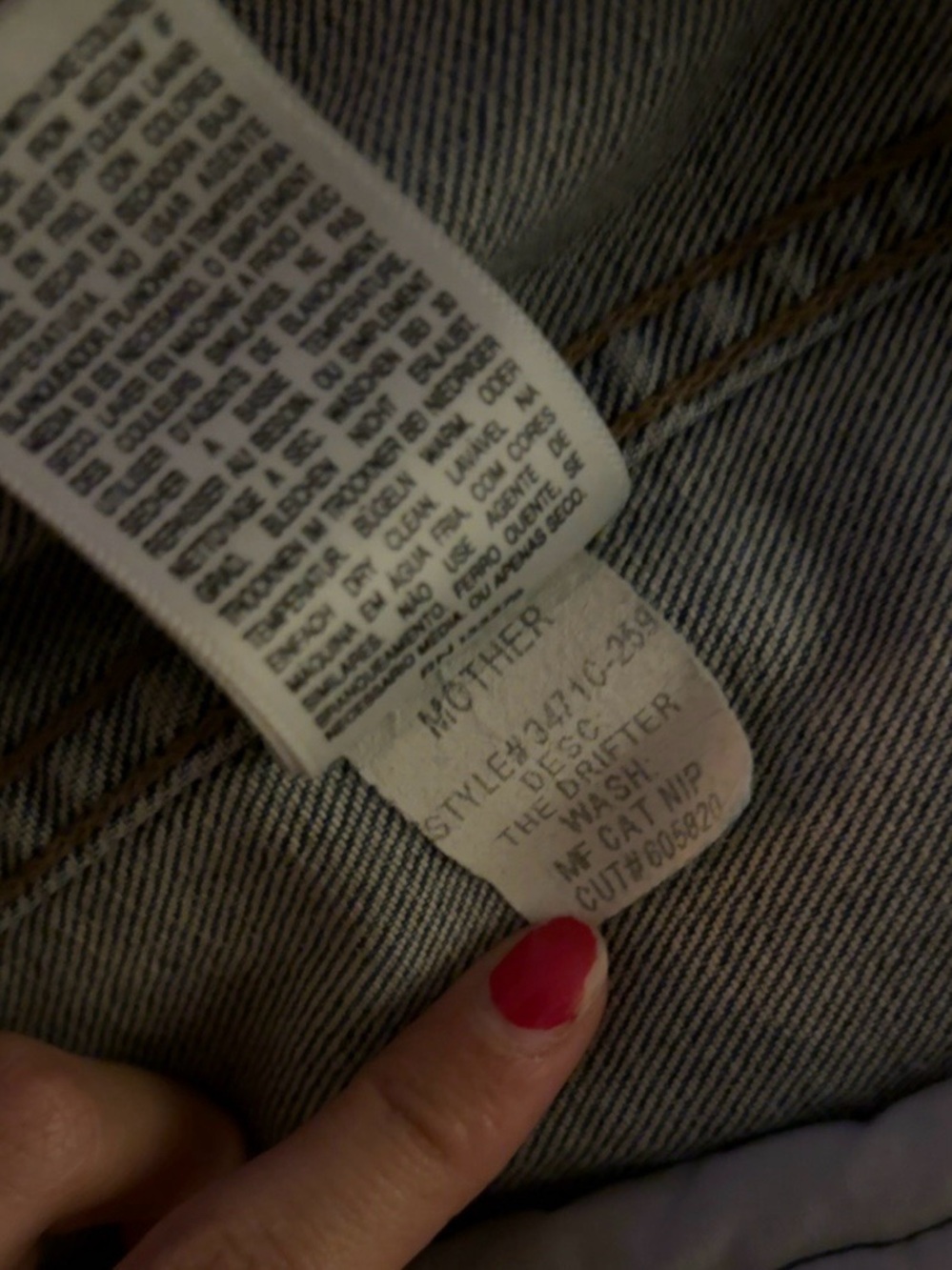 MOTHER Denim Embroidered Mother F*cker Patch Denim Jacket - Picture 8 of 8